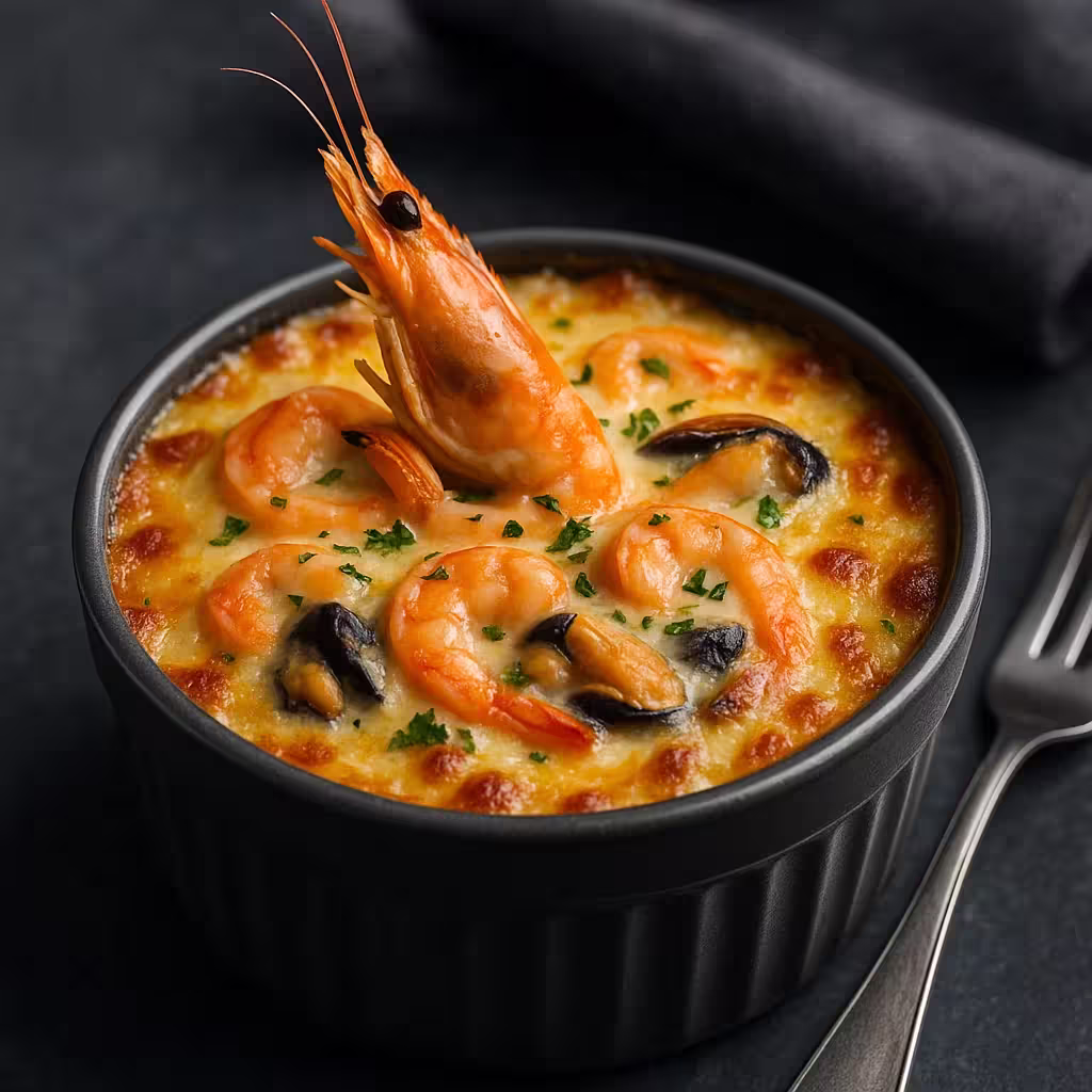 Жульєн із морепродуктами