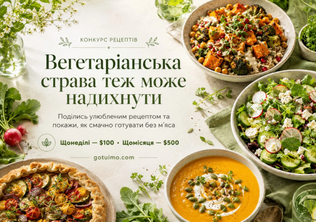 Конкурс рецептів як можливість показати свою страву